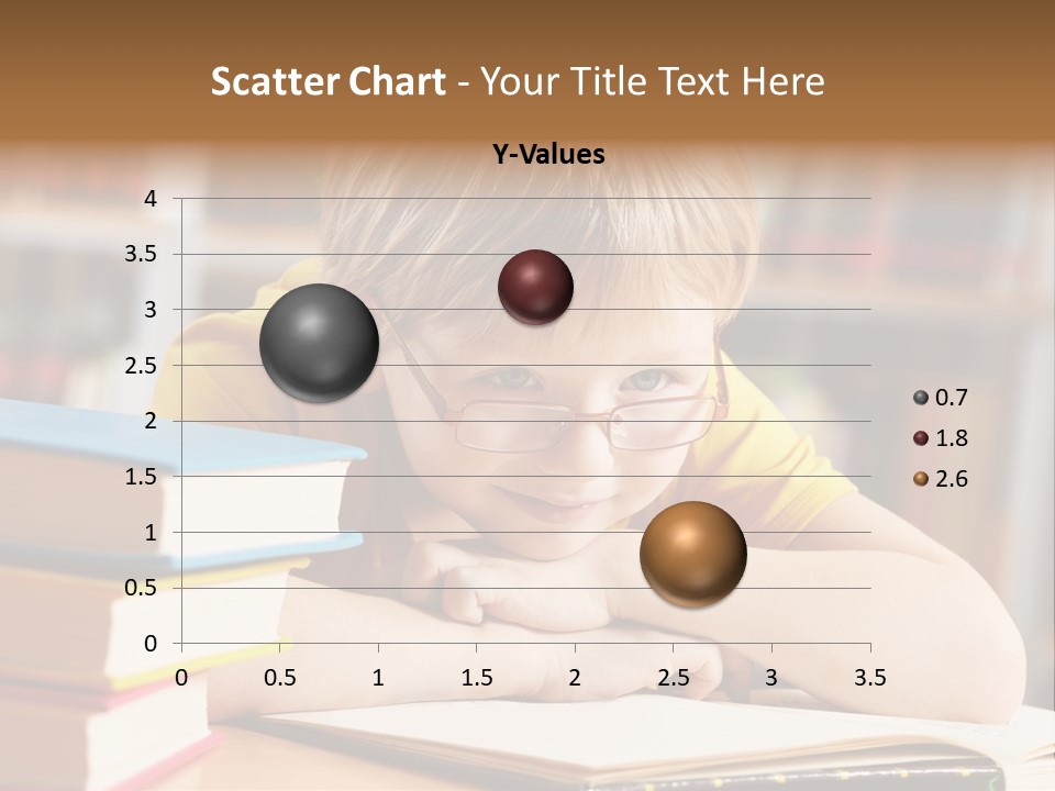 Study Pupil Lad PowerPoint Template