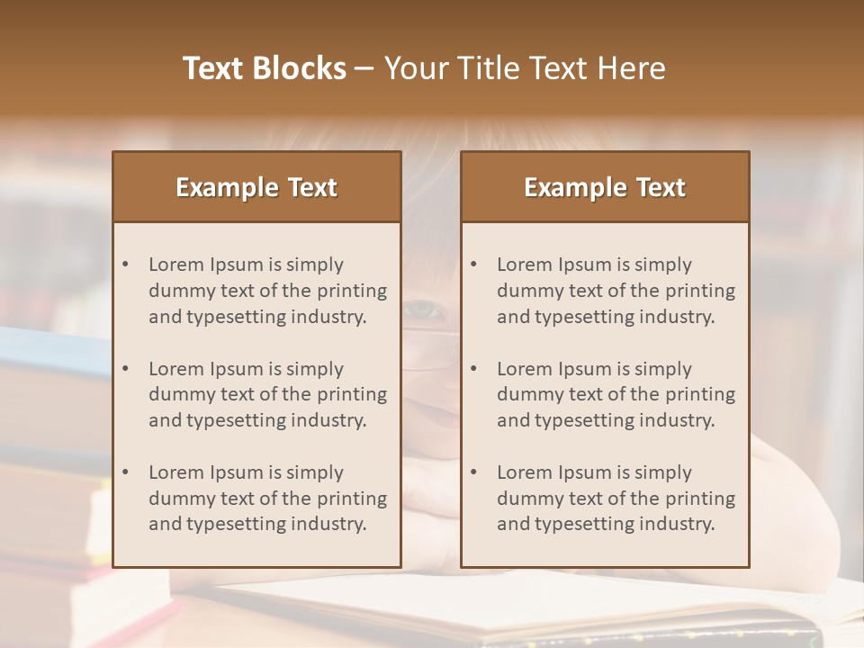 Study Pupil Lad PowerPoint Template