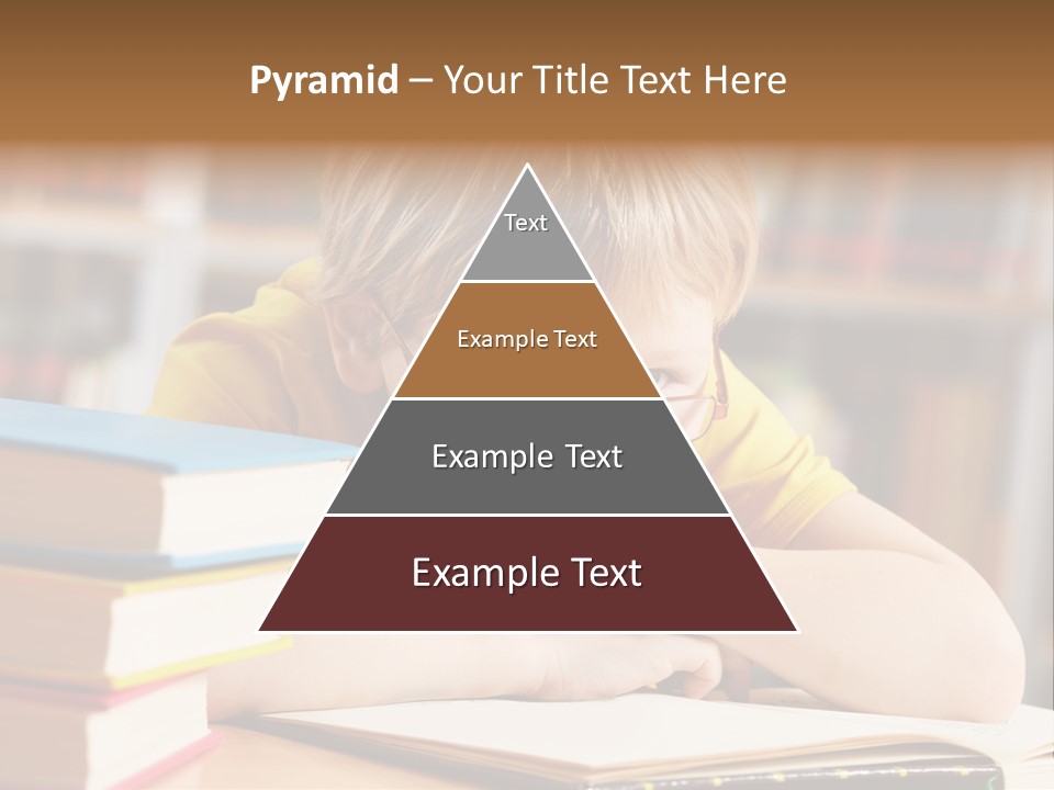 Study Pupil Lad PowerPoint Template