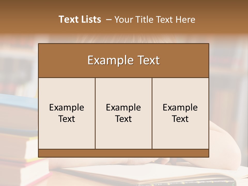Study Pupil Lad PowerPoint Template