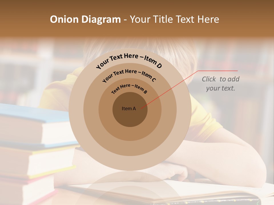 Study Pupil Lad PowerPoint Template