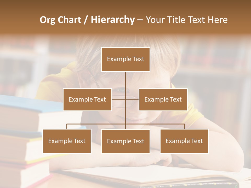 Study Pupil Lad PowerPoint Template