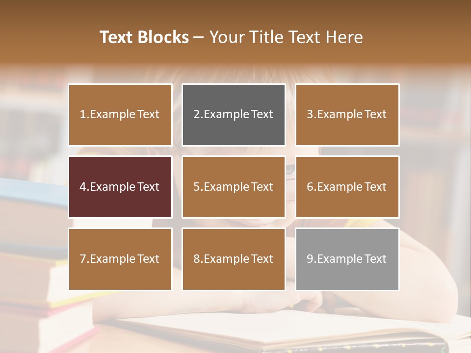 Study Pupil Lad PowerPoint Template