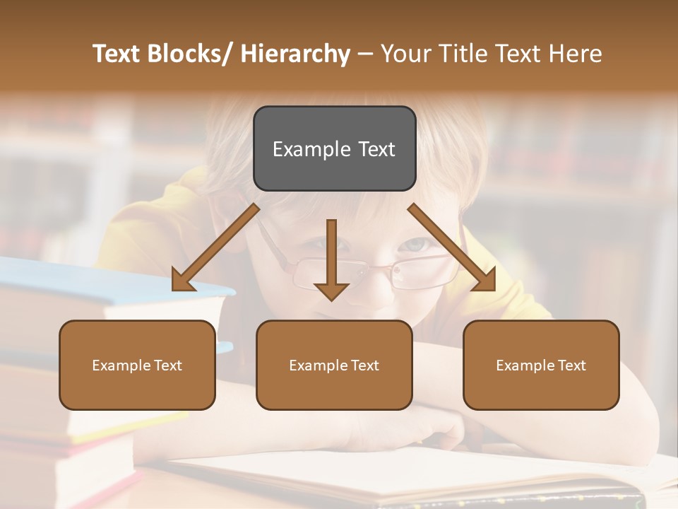 Study Pupil Lad PowerPoint Template