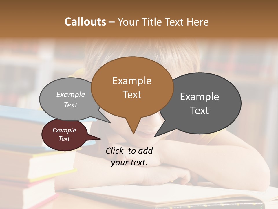 Study Pupil Lad PowerPoint Template