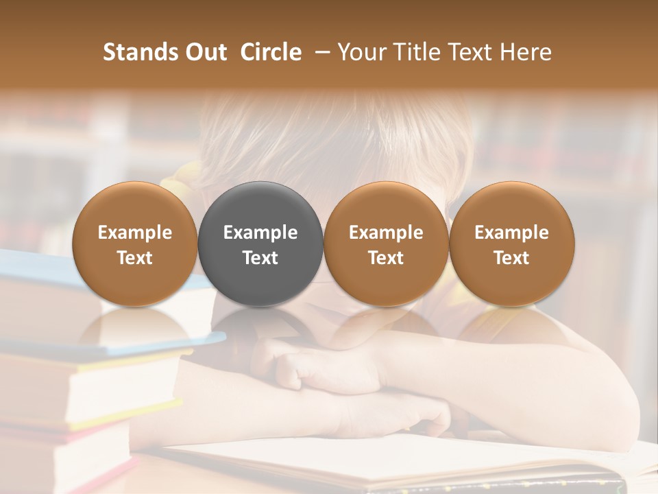 Study Pupil Lad PowerPoint Template