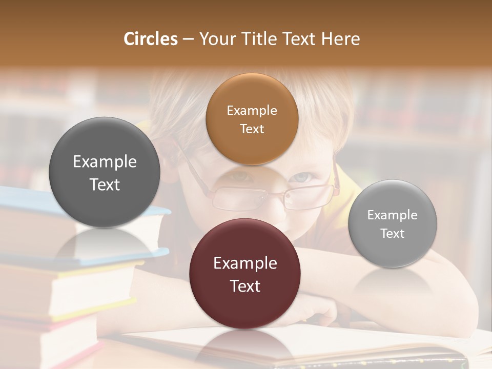 Study Pupil Lad PowerPoint Template