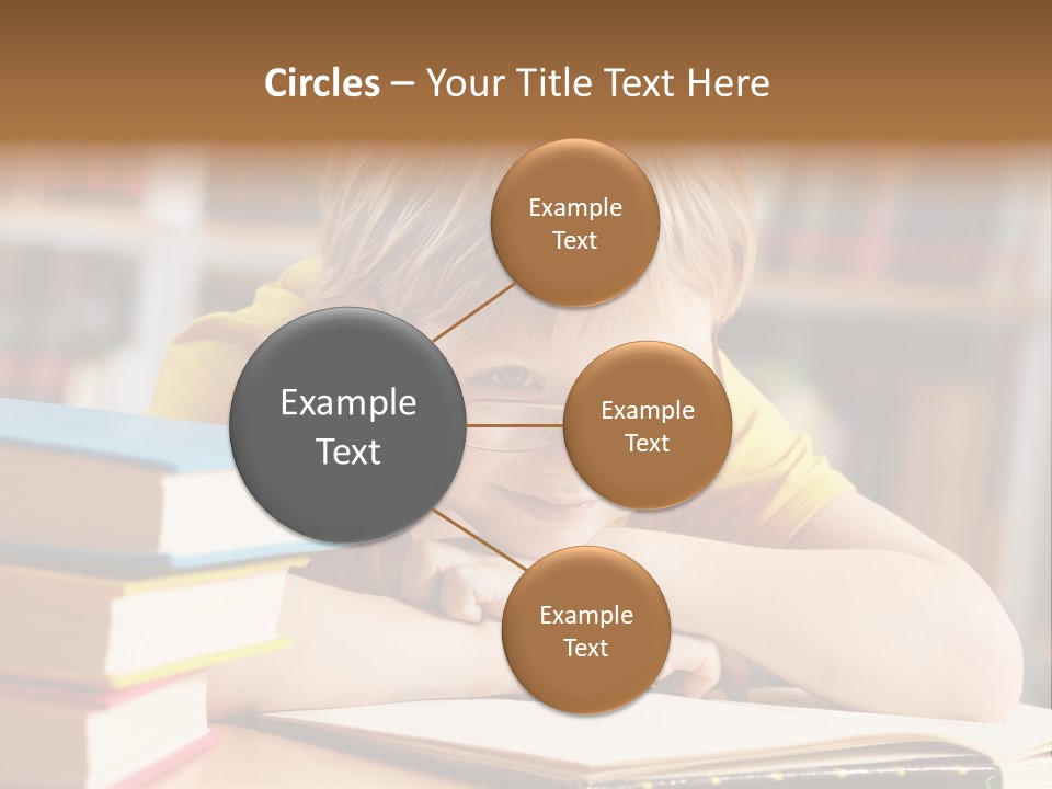 Study Pupil Lad PowerPoint Template