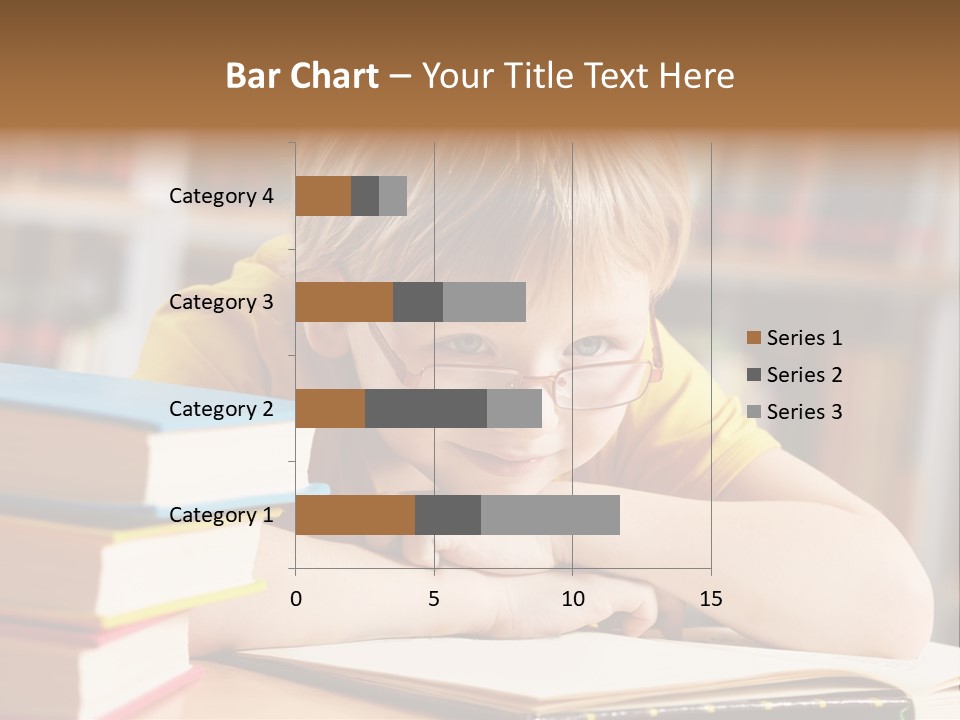 Study Pupil Lad PowerPoint Template