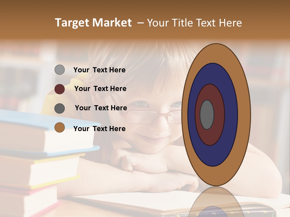 Study Pupil Lad PowerPoint Template