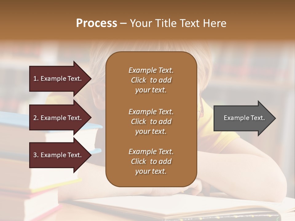 Study Pupil Lad PowerPoint Template