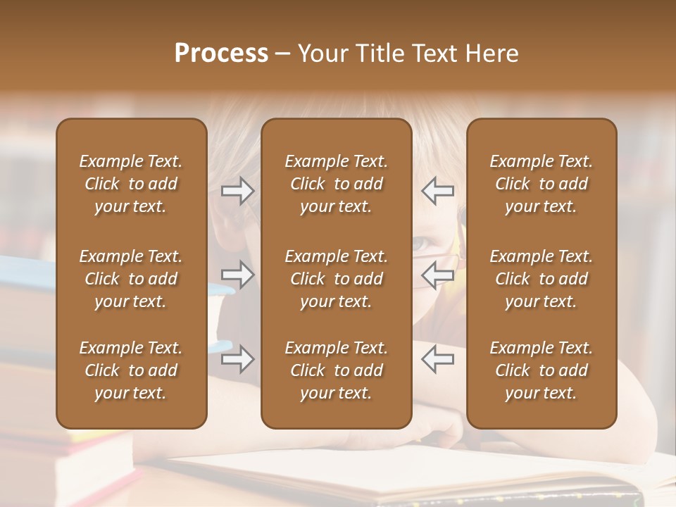 Study Pupil Lad PowerPoint Template