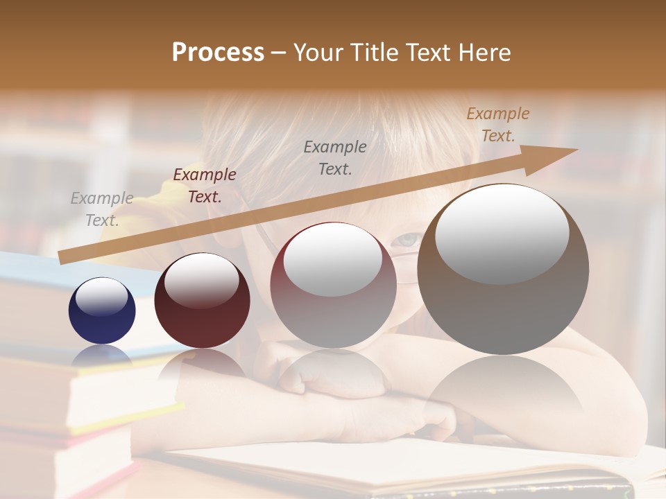 Study Pupil Lad PowerPoint Template