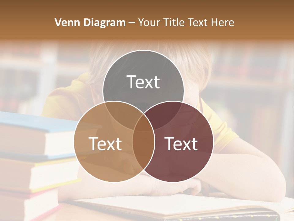 Study Pupil Lad PowerPoint Template
