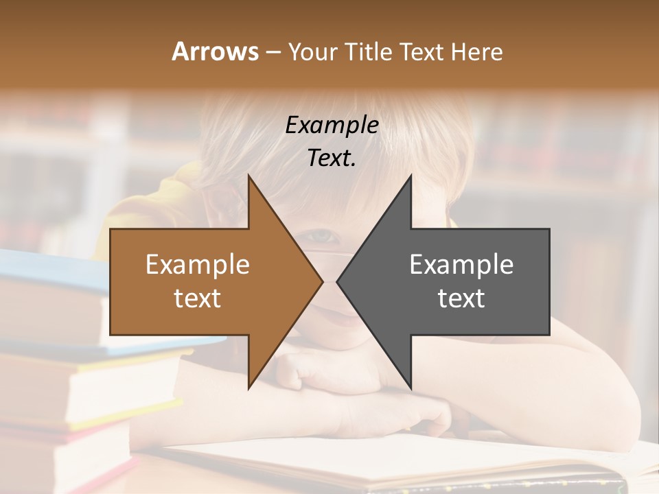 Study Pupil Lad PowerPoint Template