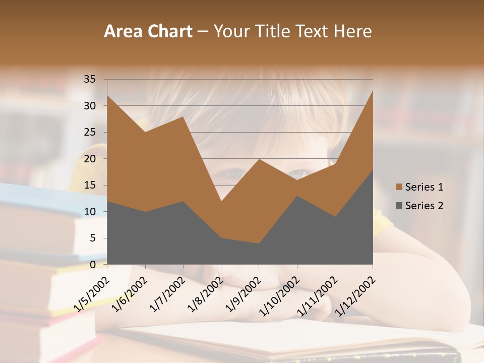 Study Pupil Lad PowerPoint Template