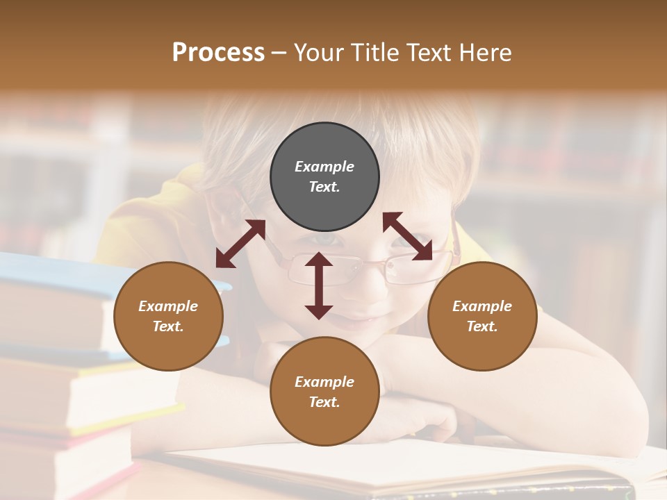 Study Pupil Lad PowerPoint Template