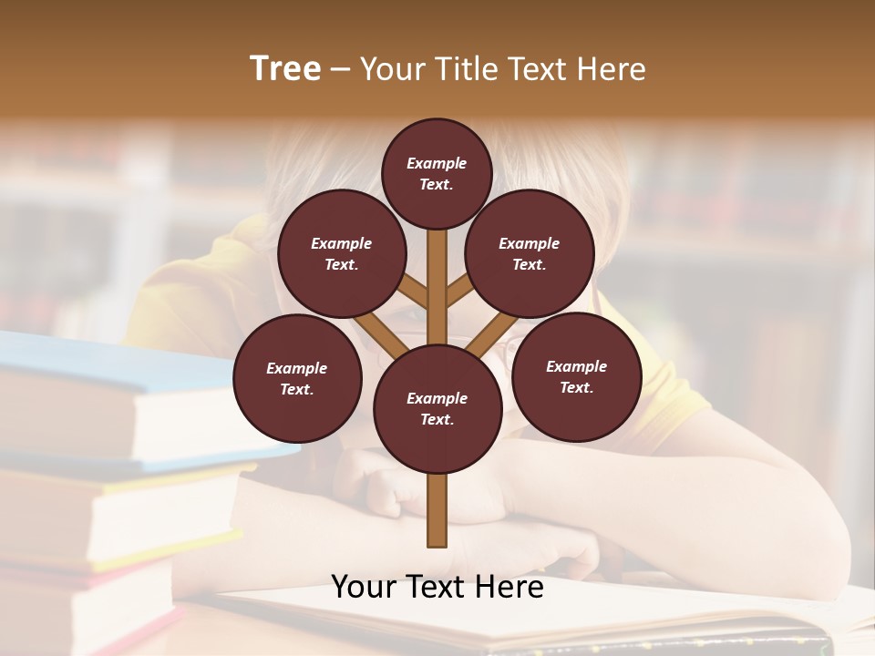 Study Pupil Lad PowerPoint Template
