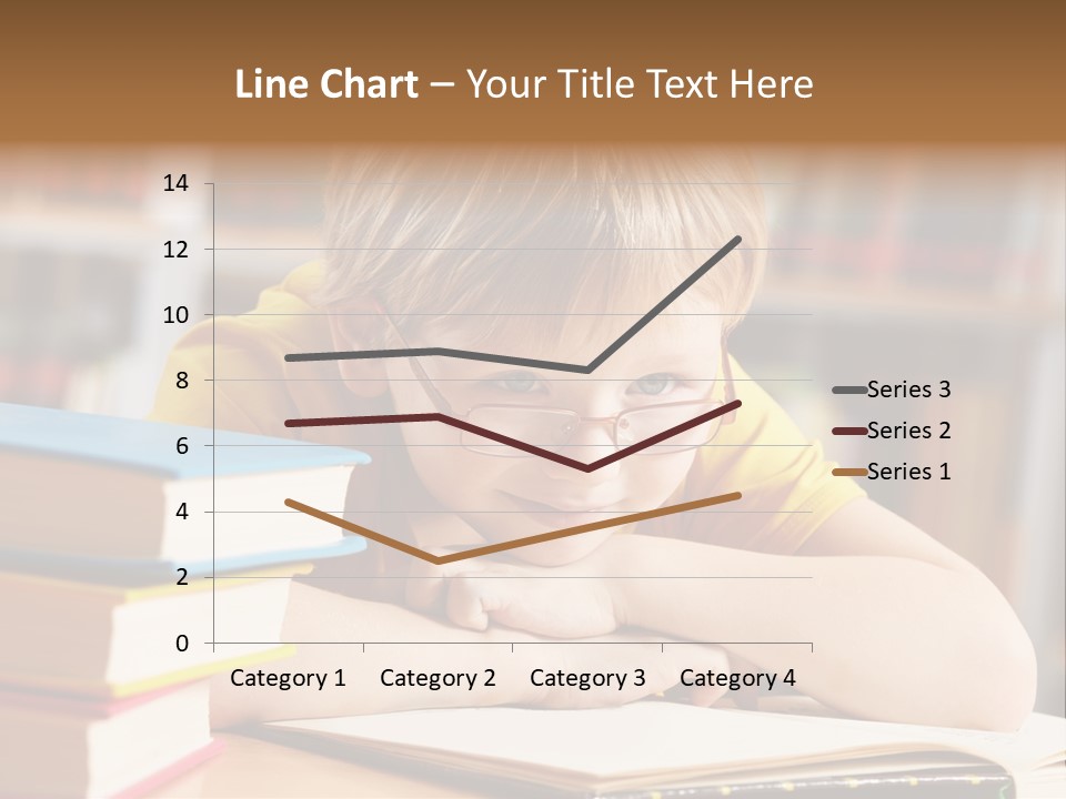 Study Pupil Lad PowerPoint Template