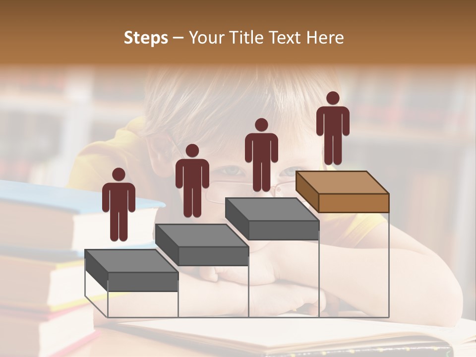 Study Pupil Lad PowerPoint Template