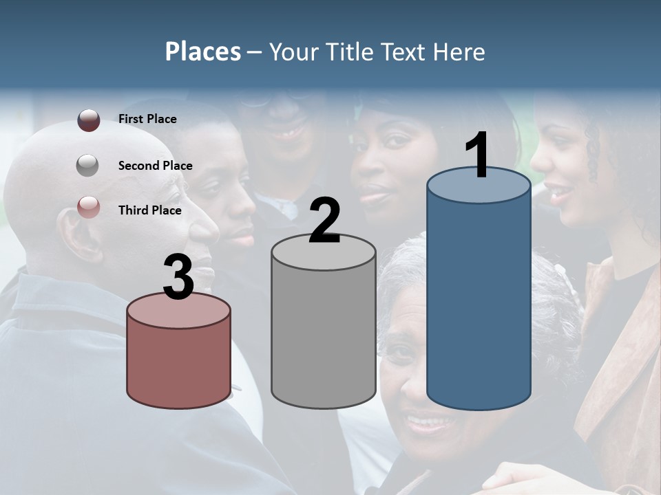A Group Of People Standing Next To Each Other PowerPoint Template