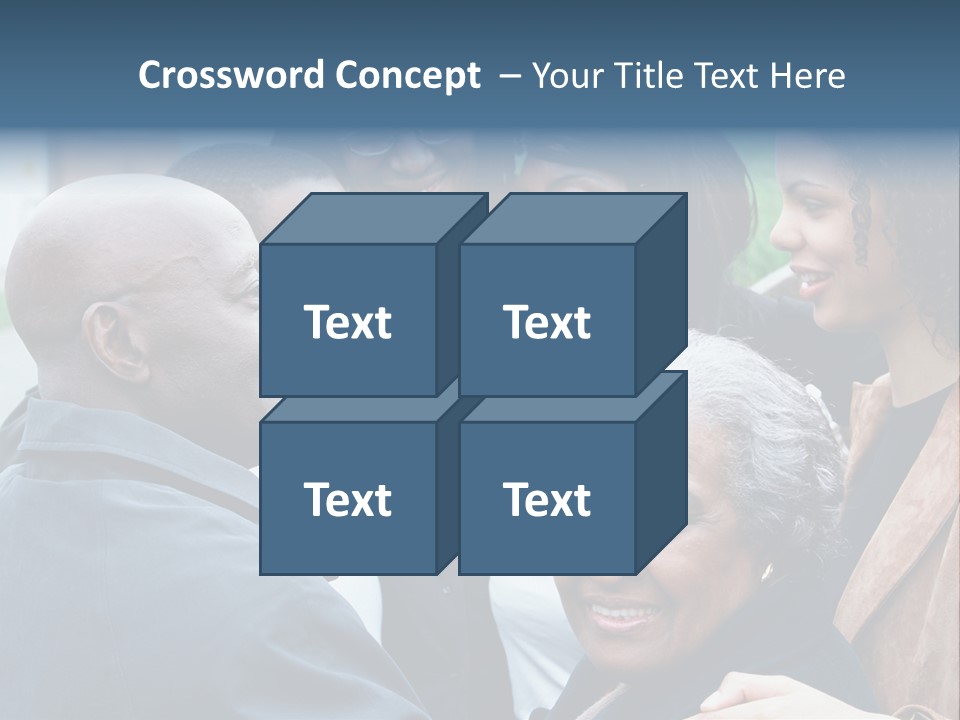 A Group Of People Standing Next To Each Other PowerPoint Template