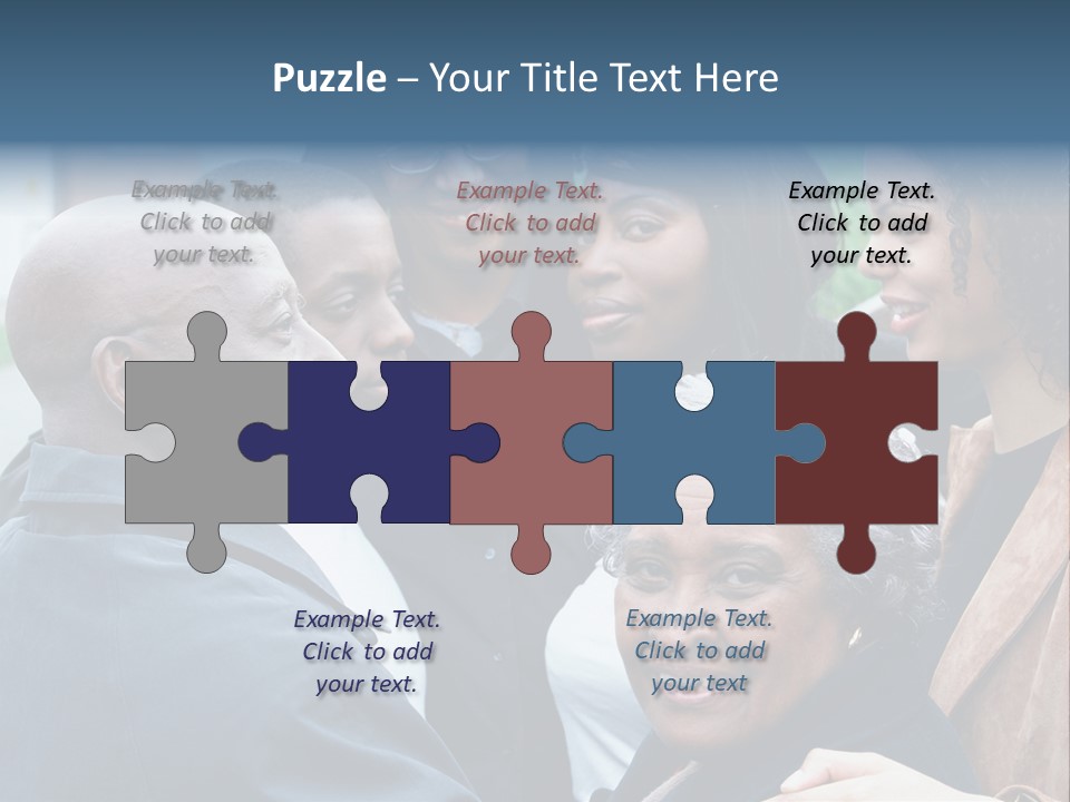 A Group Of People Standing Next To Each Other PowerPoint Template