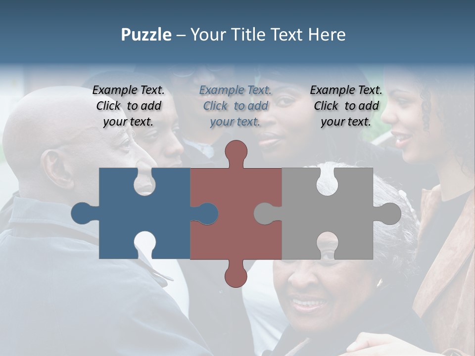 A Group Of People Standing Next To Each Other PowerPoint Template