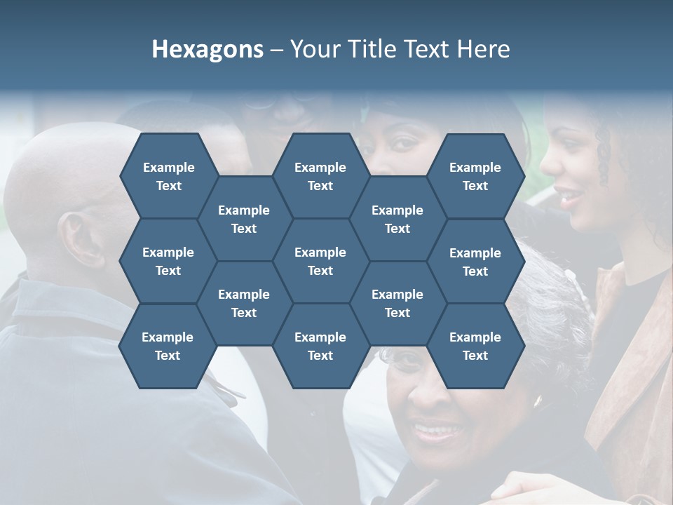 A Group Of People Standing Next To Each Other PowerPoint Template