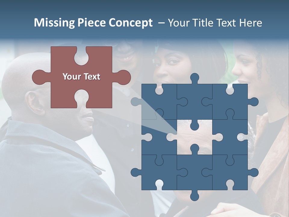 A Group Of People Standing Next To Each Other PowerPoint Template