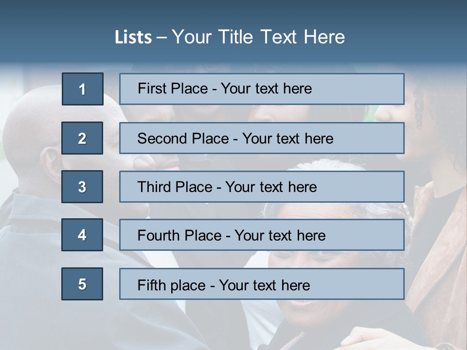A Group Of People Standing Next To Each Other PowerPoint Template