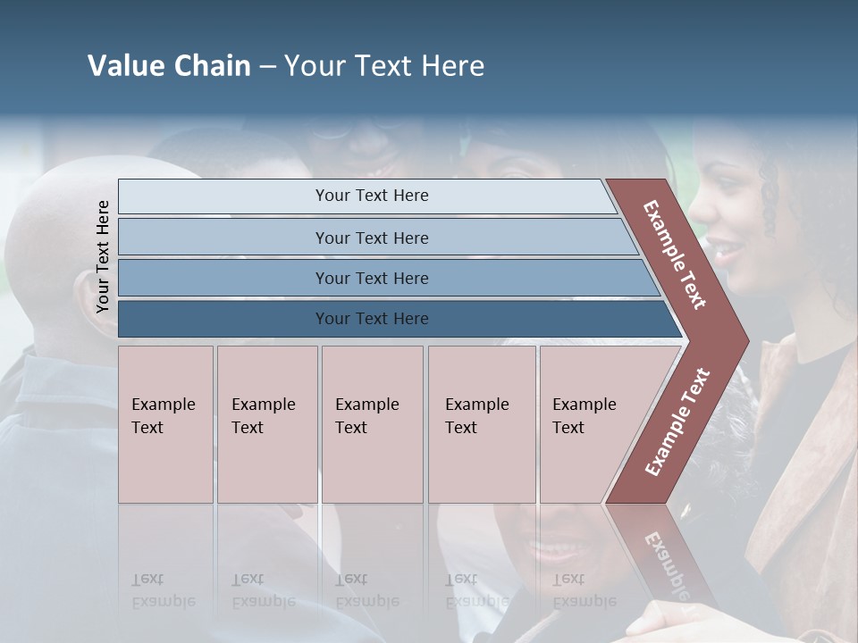A Group Of People Standing Next To Each Other PowerPoint Template