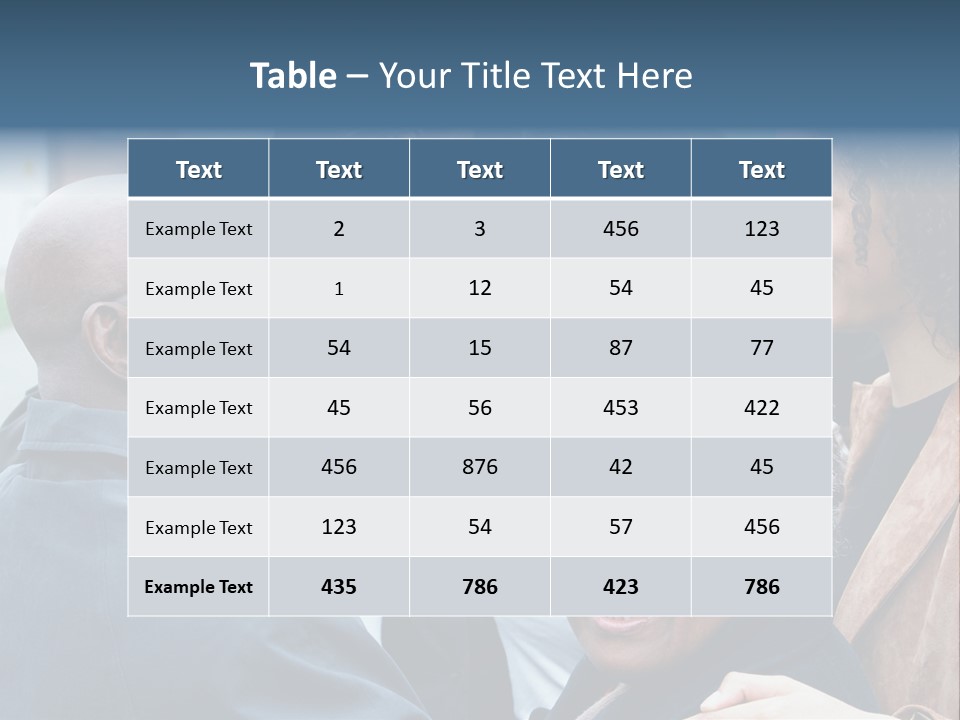 A Group Of People Standing Next To Each Other PowerPoint Template