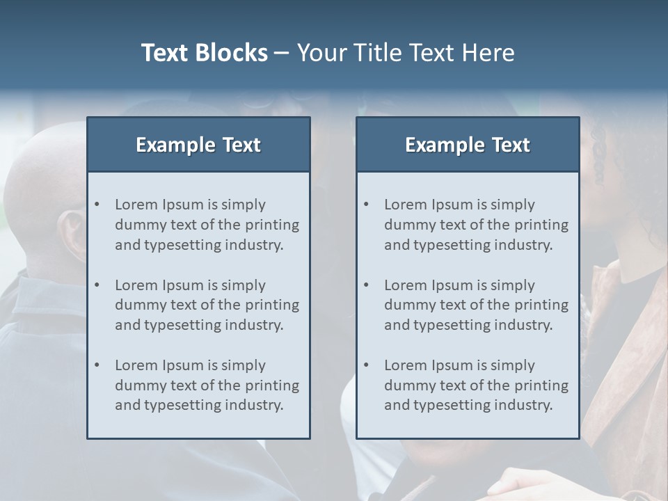 A Group Of People Standing Next To Each Other PowerPoint Template