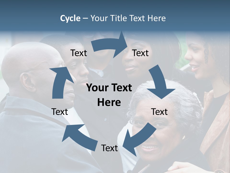 A Group Of People Standing Next To Each Other PowerPoint Template
