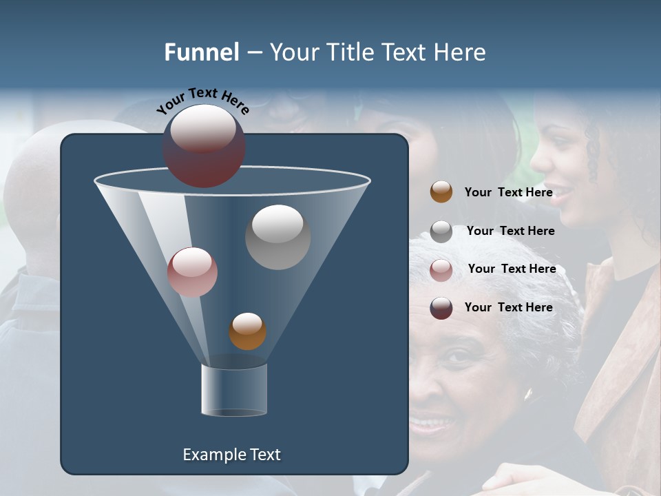 A Group Of People Standing Next To Each Other PowerPoint Template