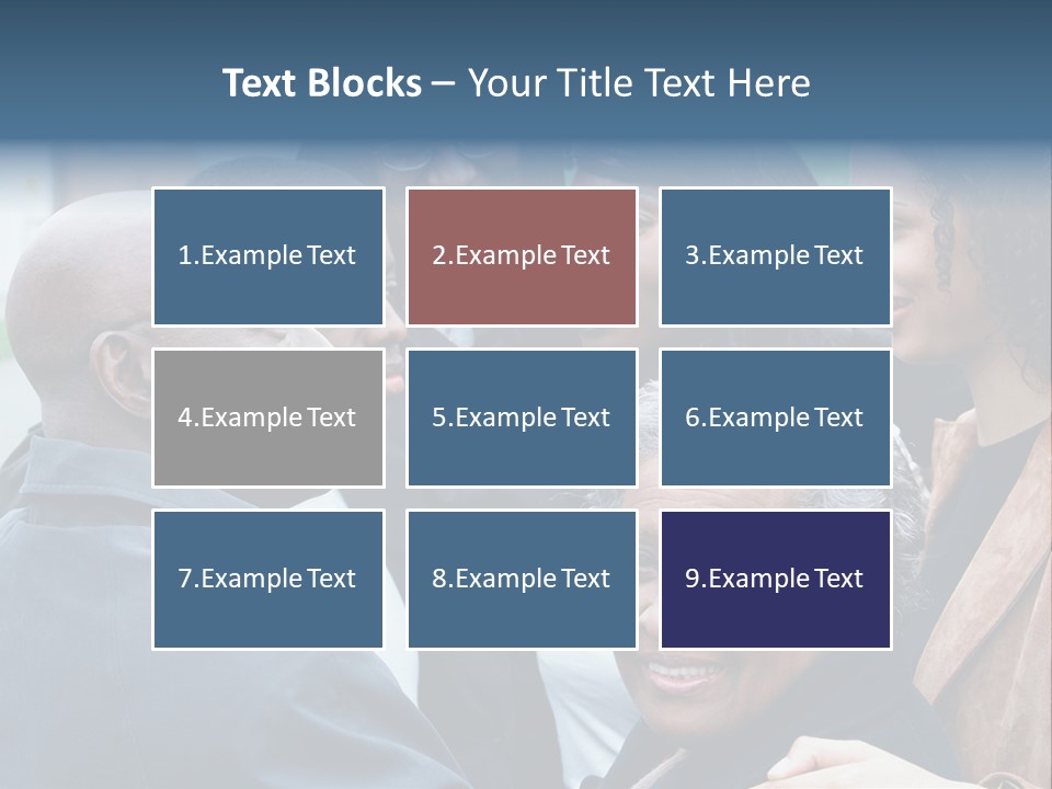 A Group Of People Standing Next To Each Other PowerPoint Template