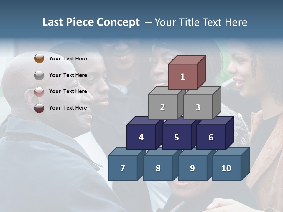 A Group Of People Standing Next To Each Other PowerPoint Template
