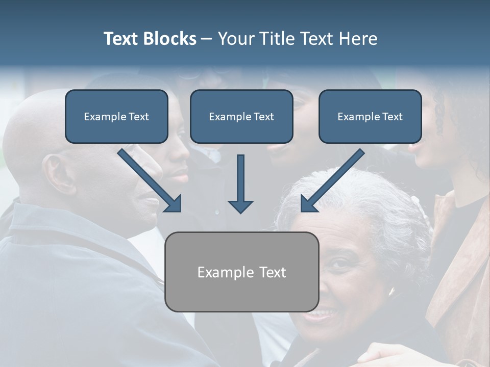 A Group Of People Standing Next To Each Other PowerPoint Template