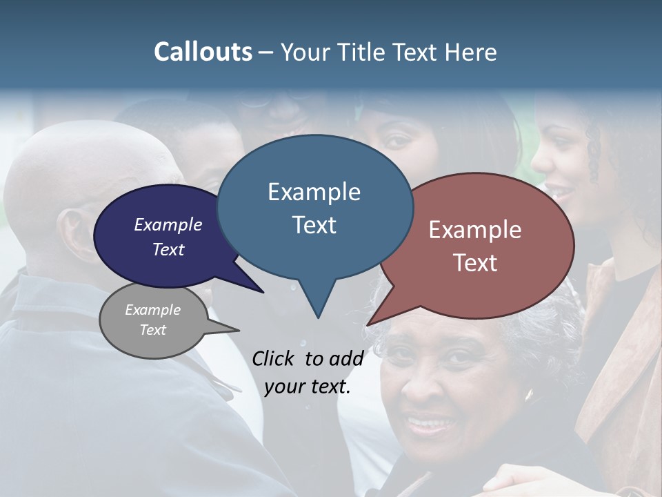 A Group Of People Standing Next To Each Other PowerPoint Template