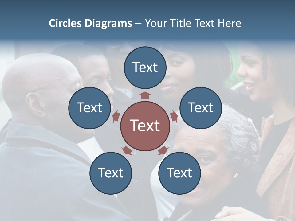 A Group Of People Standing Next To Each Other PowerPoint Template