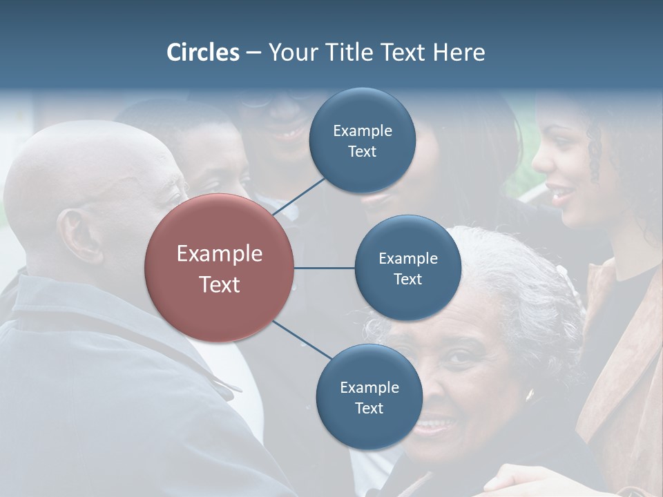A Group Of People Standing Next To Each Other PowerPoint Template