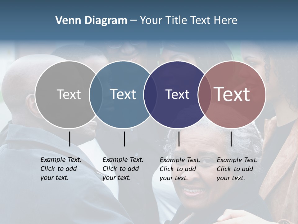 A Group Of People Standing Next To Each Other PowerPoint Template