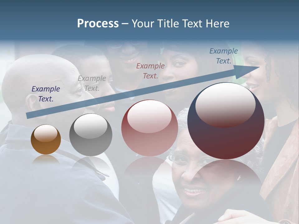 A Group Of People Standing Next To Each Other PowerPoint Template