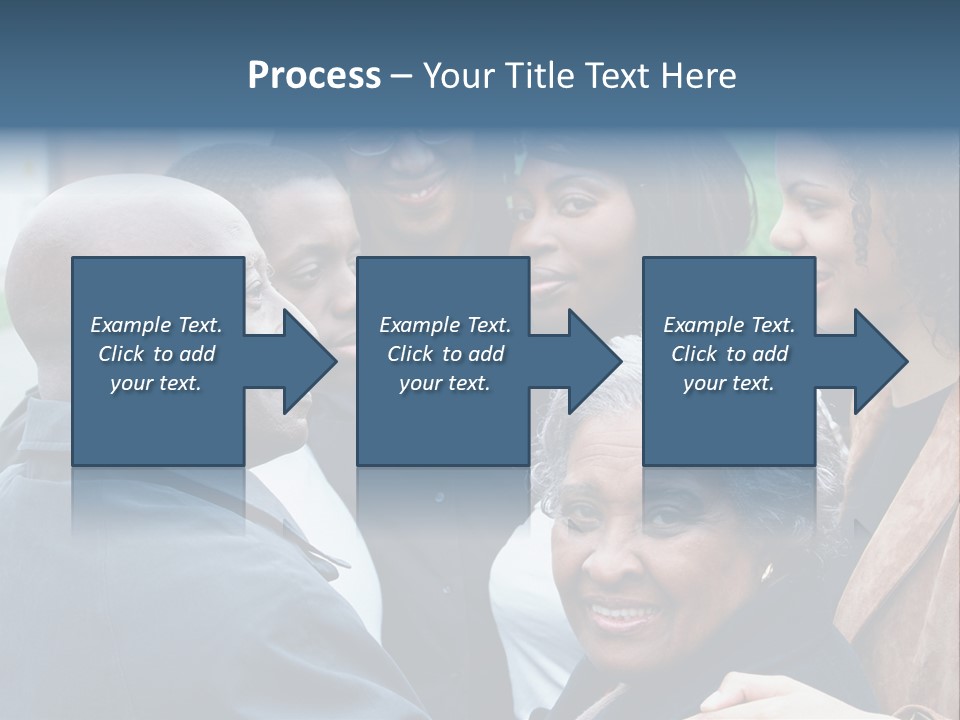 A Group Of People Standing Next To Each Other PowerPoint Template