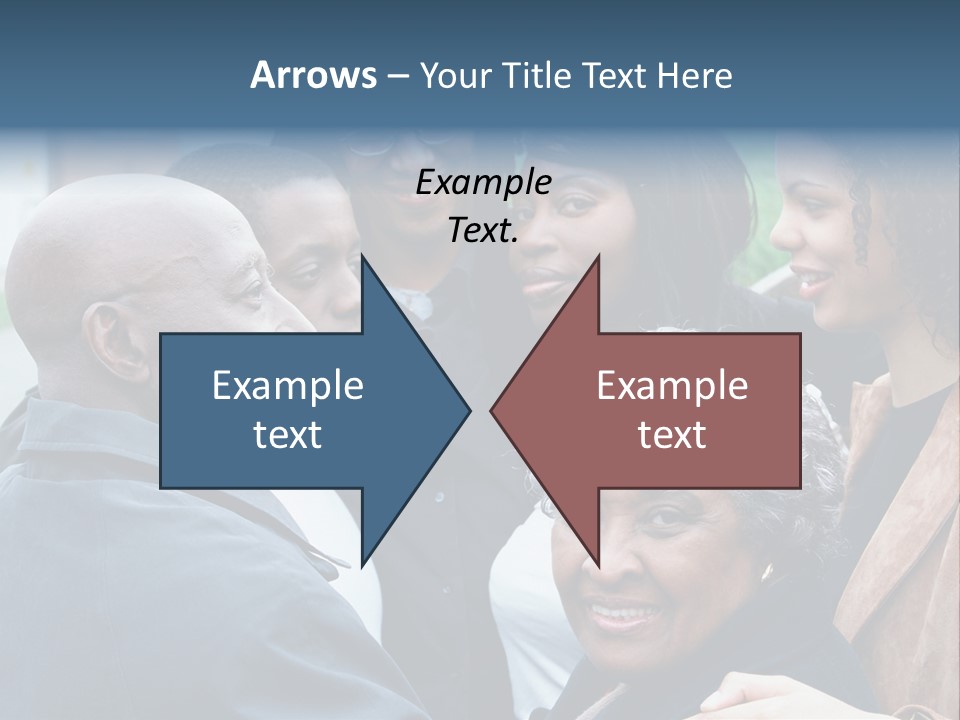 A Group Of People Standing Next To Each Other PowerPoint Template