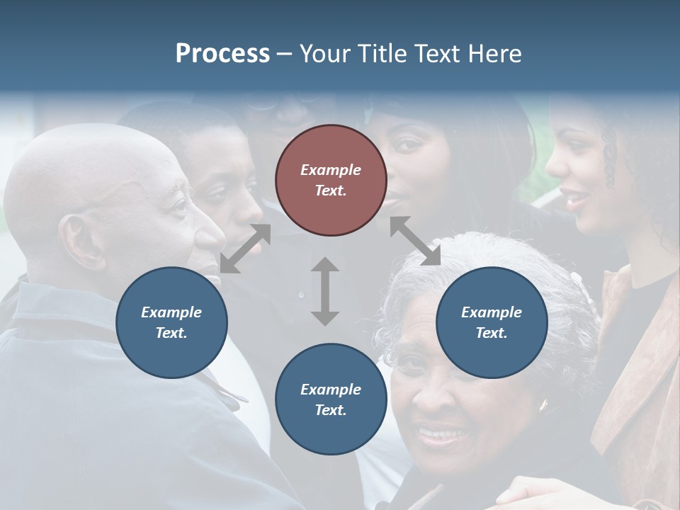 A Group Of People Standing Next To Each Other PowerPoint Template