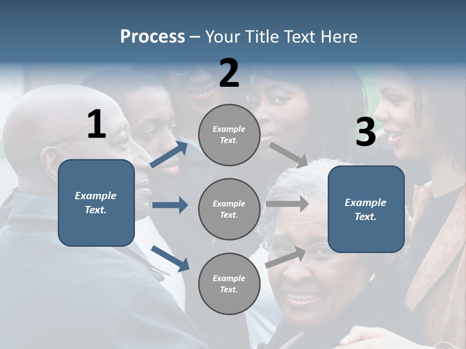 A Group Of People Standing Next To Each Other PowerPoint Template