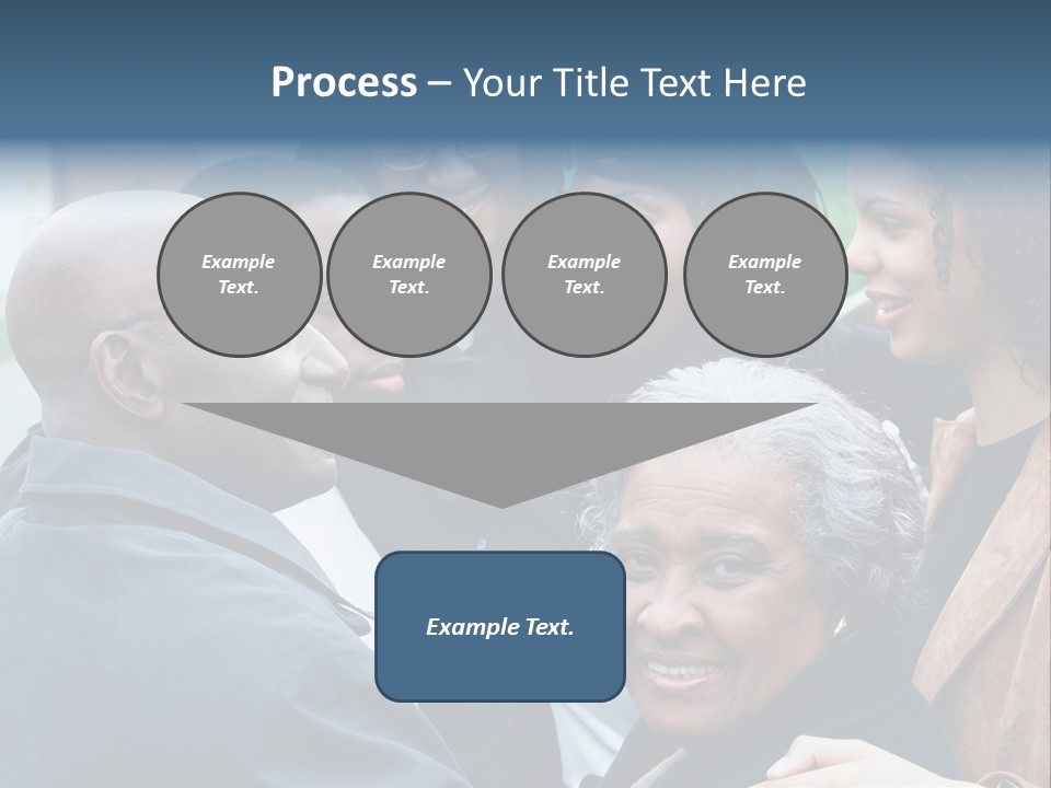 A Group Of People Standing Next To Each Other PowerPoint Template