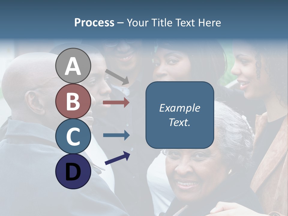 A Group Of People Standing Next To Each Other PowerPoint Template